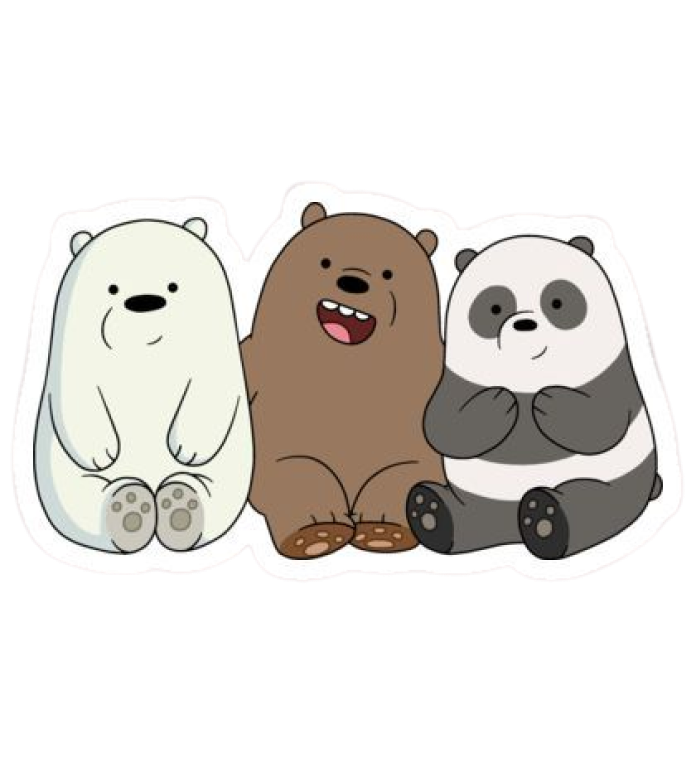 An image of three bears